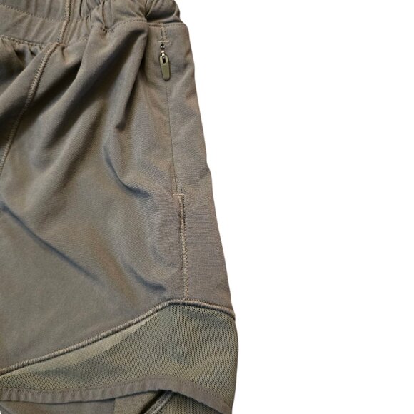 LULULEMON Hotty Hot Army Green Shorts sz  6 Tall - Picture 4 of 8